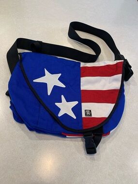 Crumpler Messenger Bag Super Snipe Retired American Flag Stars Stripes USA